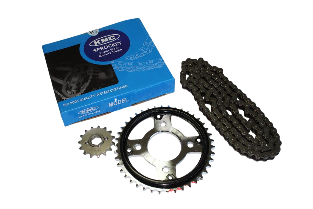 MONDİAL KT 125 ZİNCİR DİŞLİ SETİ KMC ZİNCİR ORJINAL SET