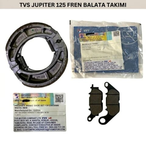 Tvs Jupiter 125 Ön-Arka Takım Fren Balata Seti