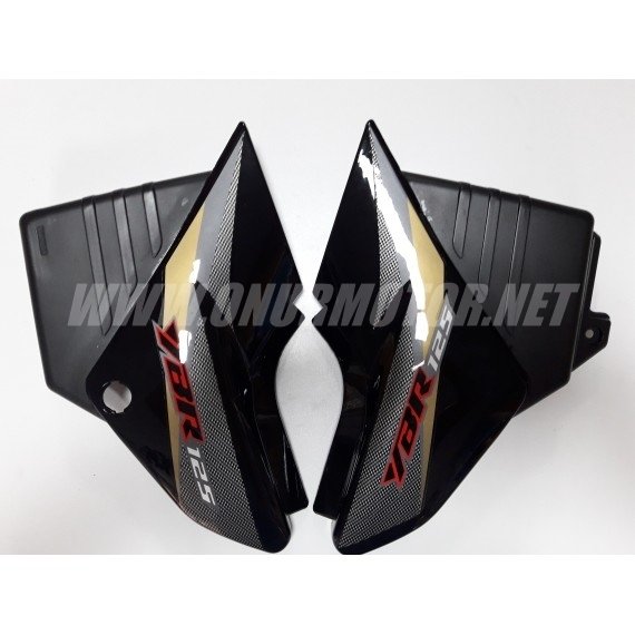 YAMAHA YBR 125 YAN KAPAK 2009 SİYAH