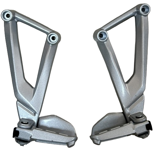 BAJAJ NS 200 ARKA BASAMAK+BRAKETİ SAĞ-SOL TAKIM GRİ
