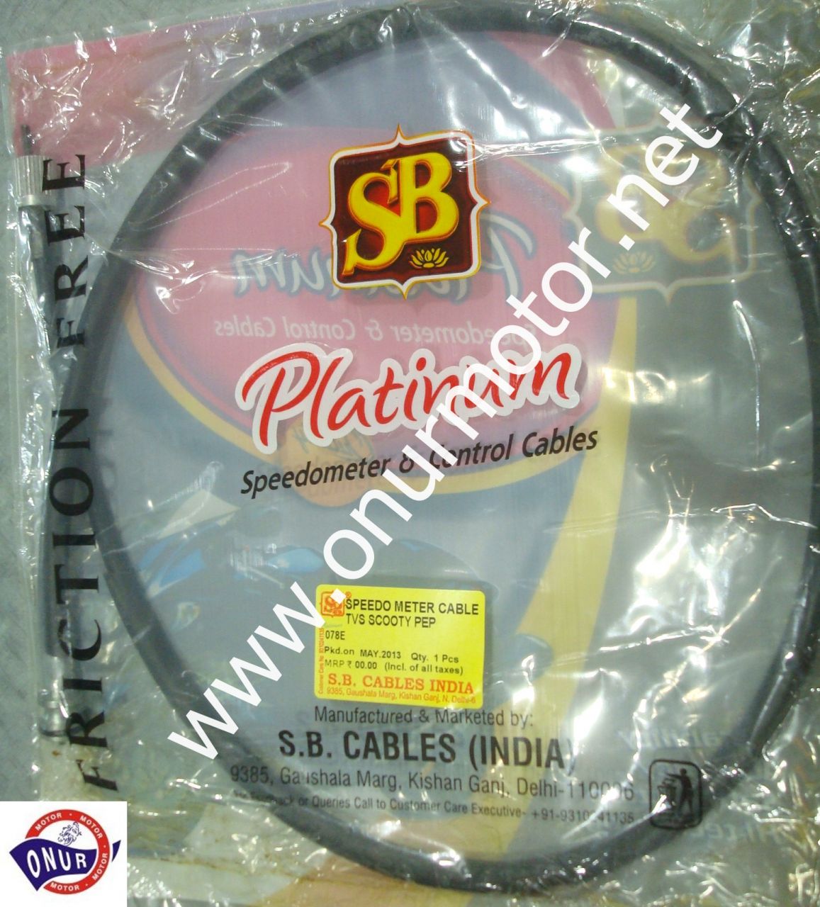 TVS SCOOTY PEP 75-90 CC KİLOMETRE TELİ SB