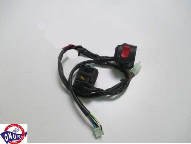 CG 125 SİYAH KUMANDA DÜĞME SETİ