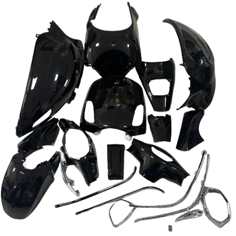 RKS AZURE 50 GRENAJ (KAPORTA) SETİ SİYAH BOYALI 21 PARÇA OEM