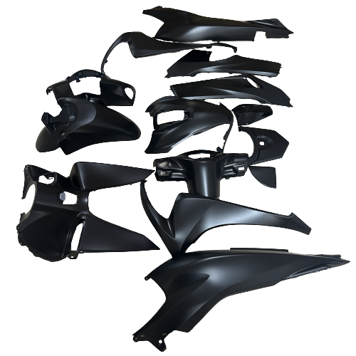 HONDA DIO 110 GRENAJ SETİ 14 PARÇA MAT SİYAH (BOYALI)