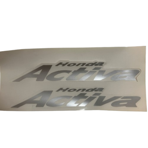 HONDA ACTİVA YAN KAPAK ARMASI GRİ TK
