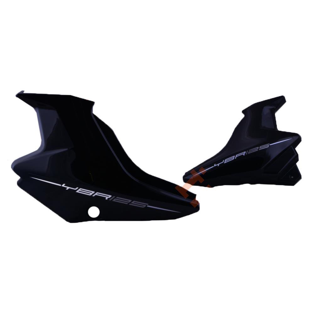 YAMAHA YBR 125 ESD YAN KAPAK SİYAH TAKIM