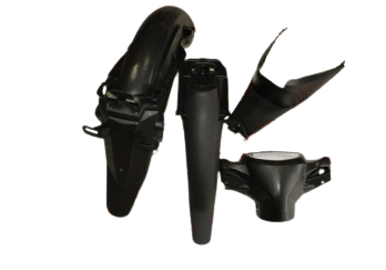 YAMAHA CYRPTON C8 4 LÜ KAPORTA SİYAH SET
