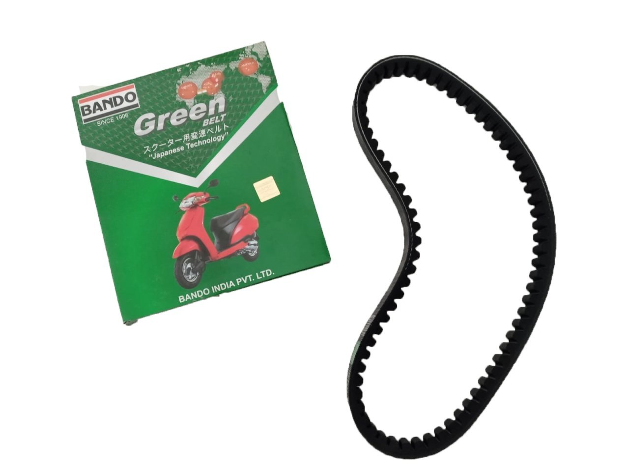 HONDA SPACY-ACTİVA-BEAD-JÜPİTER-WEGO KAYIŞ YEŞİL BANDO