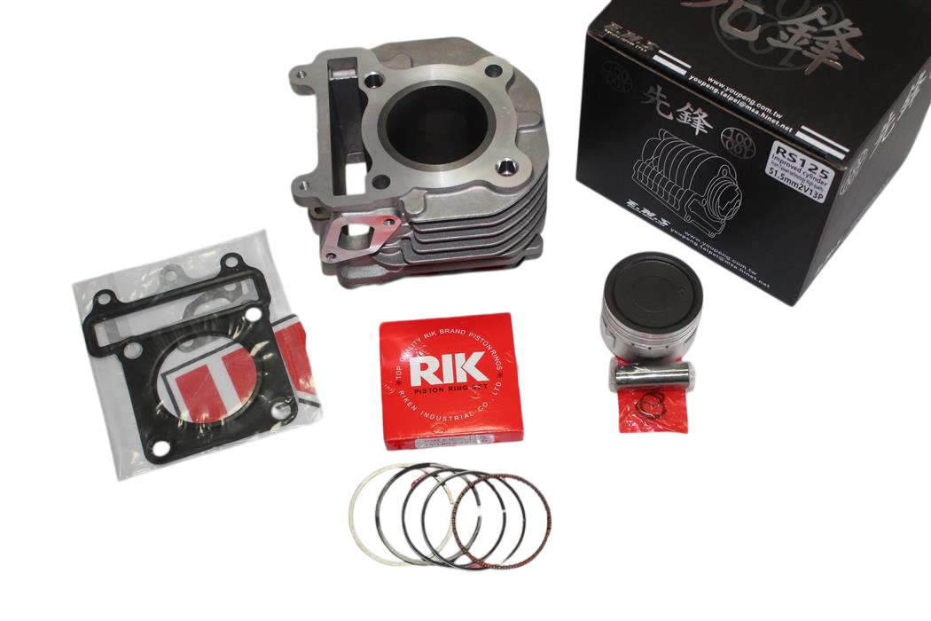 YAMAHA CYGNUS RS 125 SİLİNDİR KİT RIK SEKMAN 51,50MM 13P ENS TAIWAN