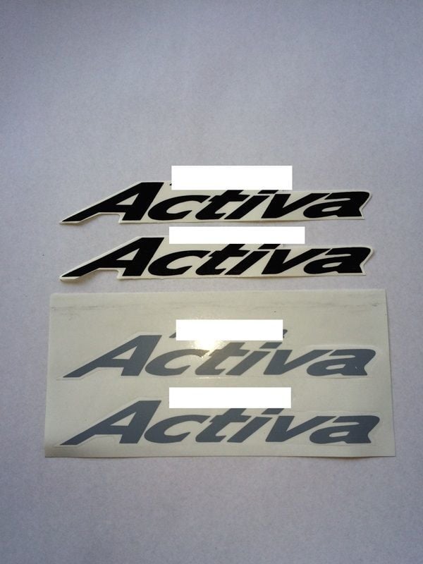 HONDA ACTİVA YAN KAPAK ARMASI SİYAH TK