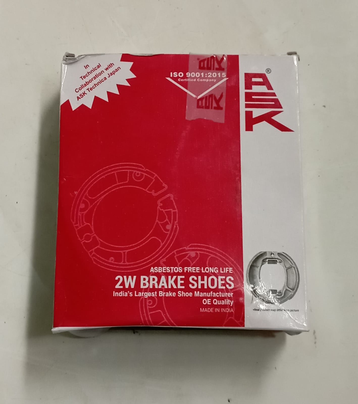 YAMAHA YBR 125 ESD ARKA FREN BALATASI ASK
