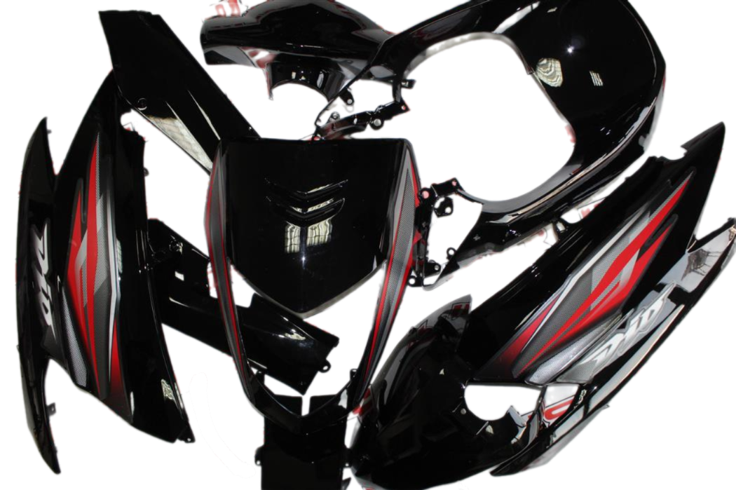 HONDA BEAT KAPORTA SETİ SİYAH 10 PARÇA