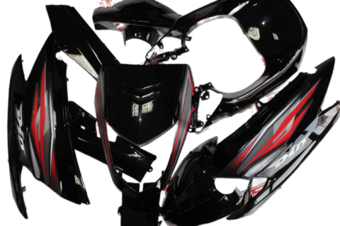 HONDA BEAT KAPORTA SETİ SİYAH 10 PARÇA