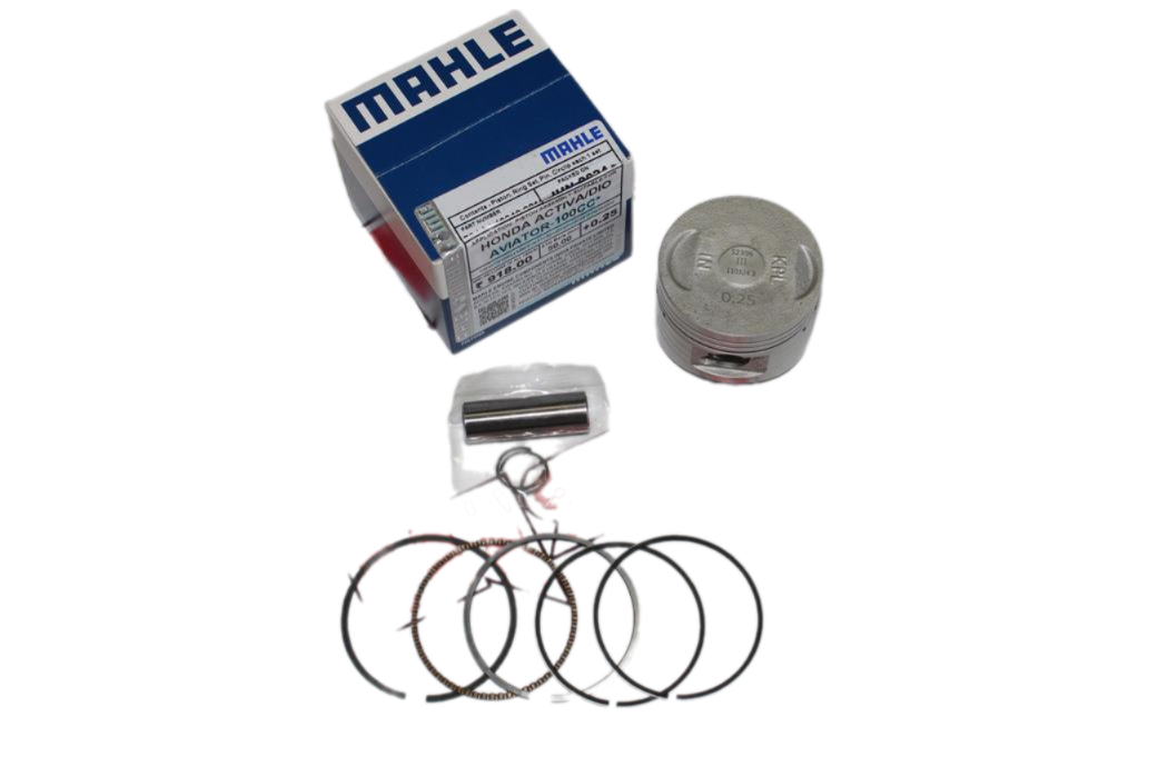 HONDA ACTİVA-BEAT PİSTON SEGMAN SET MAHLE 0,50