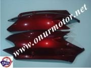 SUZUKİ AN125 SELE ALTI YAN KAPAK TAKIM BORDO