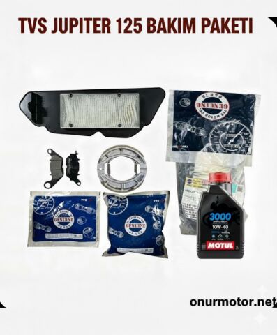 TVS JUPİTER 125 FULL ORİJİNAL BAKIM SETİ (MOTUL 3000 FARKIYLA!)