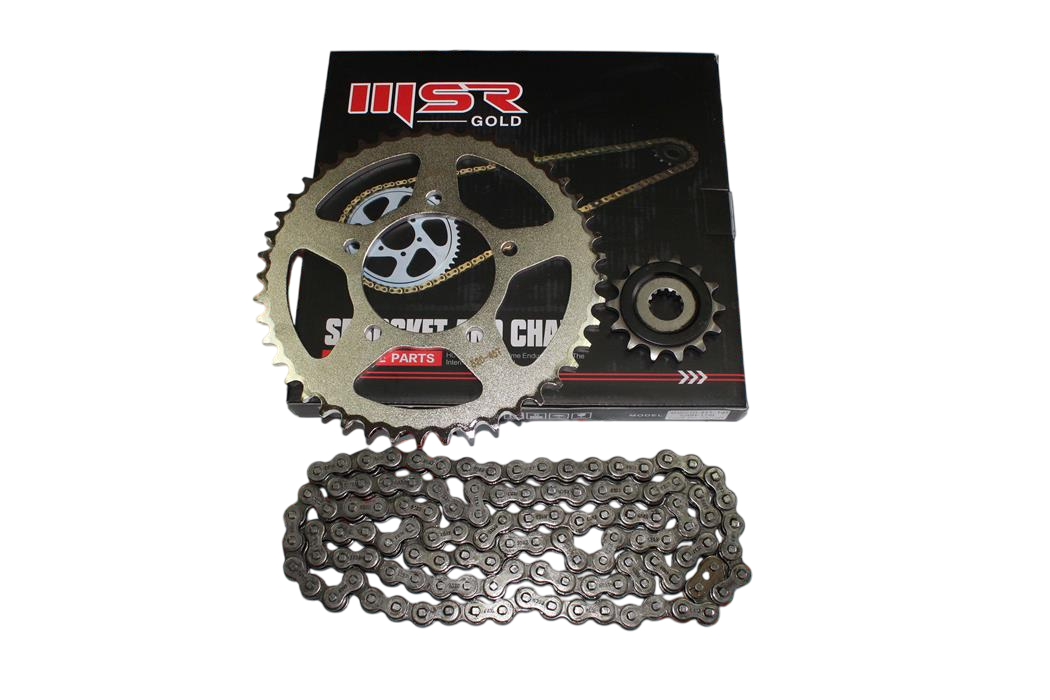 SUZUKİ GW 250 14T-45T-520H 116 ZİNCİR DİŞLİ SETİSETİ MSR GOLD
