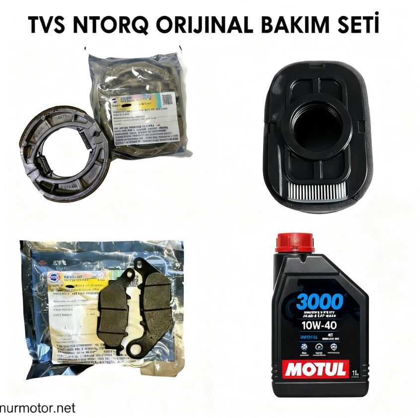 TVS NTORQ 125 BAKIM PAKETİ (ORİJİNAL SET) MOTUL 10*40 3000