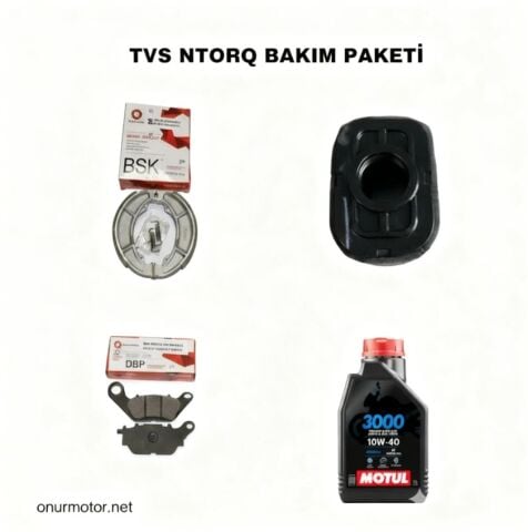 TVS NTORQ 125 EKONOMİK VE YÜKSEK PERFORMANS BAKIM PAKETİ! MOTUL 10*40 3000 FARKIYLA