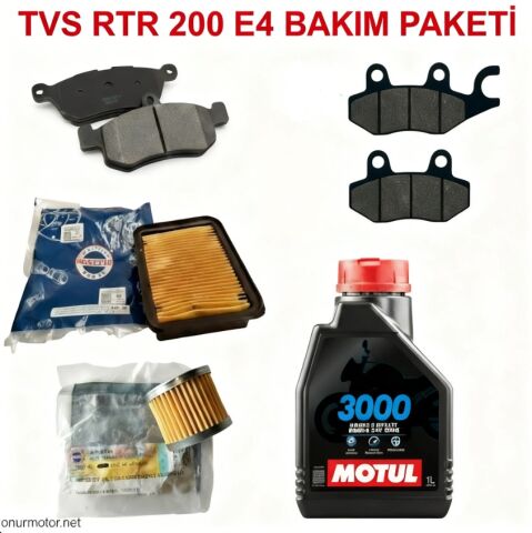 TVS RTR 200 E4 PERFORMANS BAKIM PAKETİ (TAMAMI ORİJİNAL) MOTUL 3000 10*40