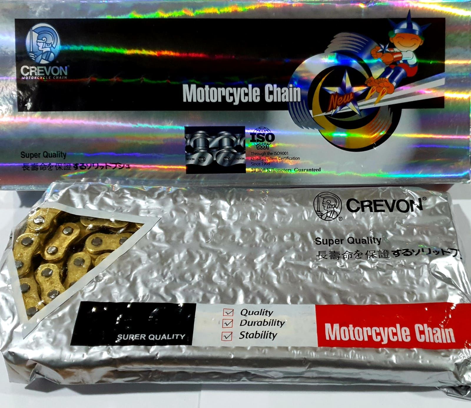 TEKER ZİNCİRİ ORİNGLİ GOLD 520H-O-120L CREVON((CHOHO))