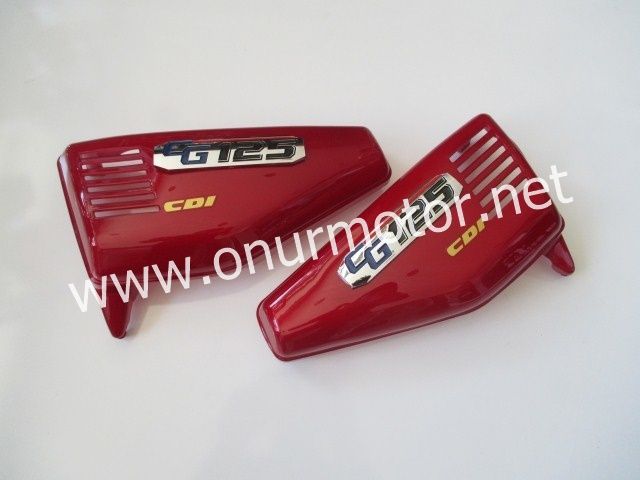 CG125 CDİ YAN KAPAK TK KIRMIZI A KALİTE
