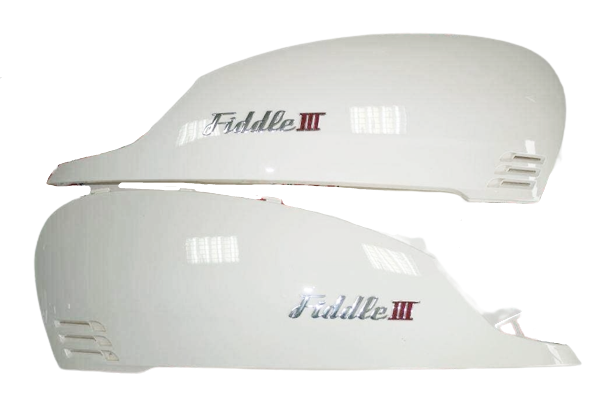 SYM FIDDLE 125 III SAĞ SOL YAN KAPAK BEYAZ