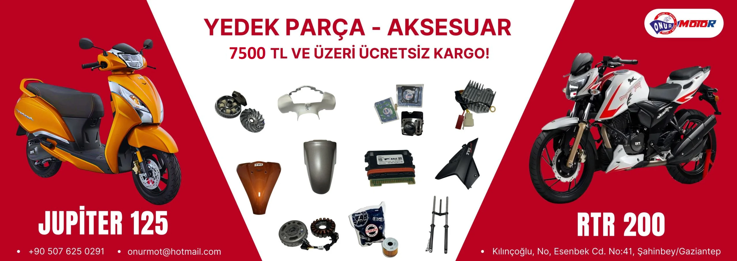 TVS MOTOR YEDEK PARCA