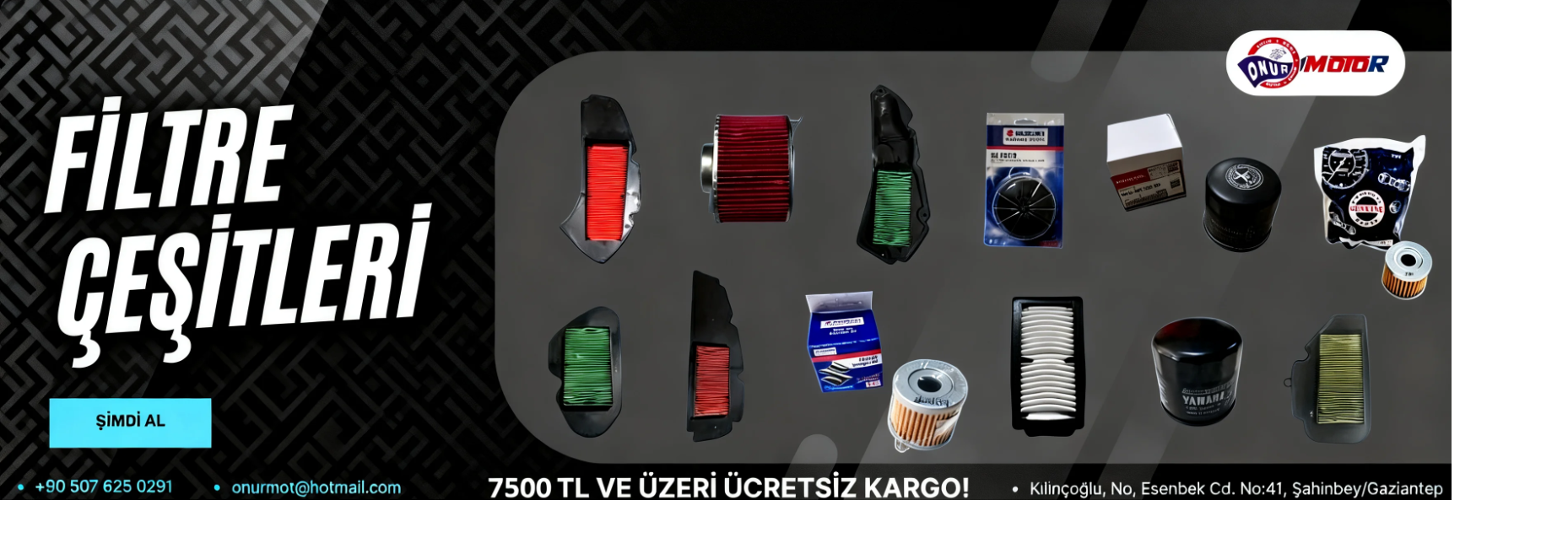 MOTOR FILTRE CESITLERI
